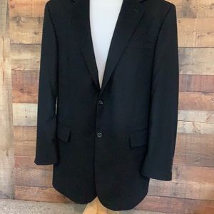 Jos A Bank 100% Black Cashmere Blazer